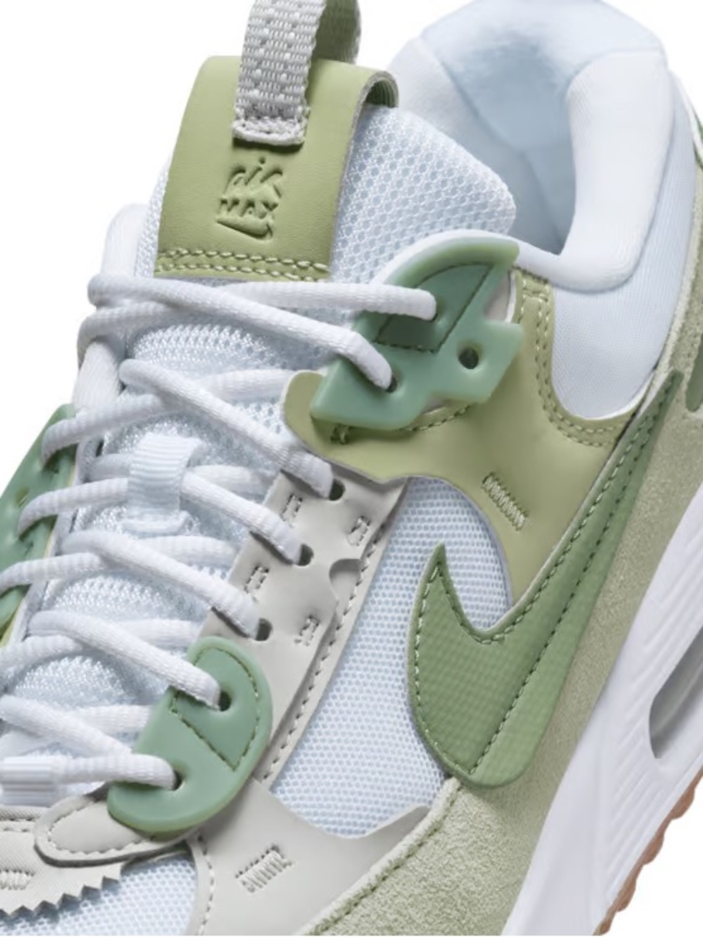 Nike Air Max 90 Futura Olive Aura Oil Green Women’s Sneaker 7.5 - Picture 12 of 13